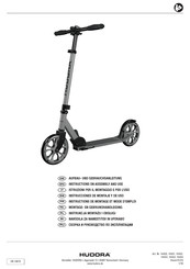 Hudora Scooter Up 200 Instrucciones De Montaje Y De Uso