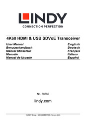 Lindy 38365 Manual De Usuario