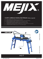 Mejix CMER 230B Traduccion Del Manual De Instrucciones Originales