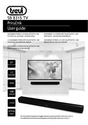 Trevi SB 8315 TV Manual De Instrucciones