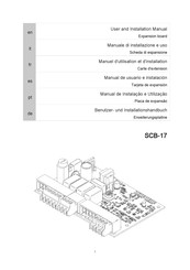 Baxi SCB-17 Manual De Usuario E Instalacion