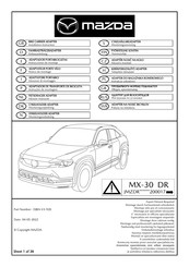 Mazda DJBA-V3-920 Instrucciones De Montaje