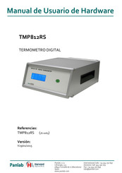 Panlab TMP812RS Manual De Usuario