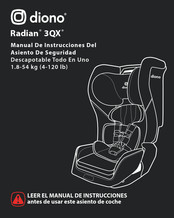 Diono Radian 3QX Manual De Instrucciones