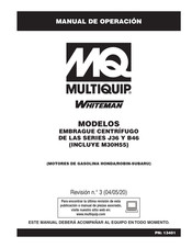 MQ Multiquip WHITEMAN J36 Serie Manual De Operación