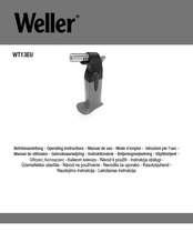 Weller WT13EU Manual De Uso