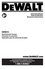 Dewalt DWV015 Manual De Instrucciones