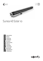 SOMFY Sunea 40 Solar io Instrucciones