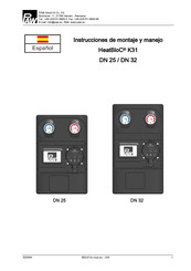 PAW HeatBloC K31 Instrucciones De Montaje Y Manejo