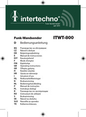 INTERTECHNO ITWT-800 Manual De Instrucciones