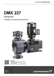Grundfos DMX 860-5 Instrucciones De Instalación Y Funcionamiento