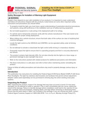 Federal Signal ICSSPL-P Serie Manual De Instrucciones