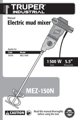 Truper MEZ-150N Manual De Instrucciones