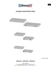 Casselin CPCA12 Manual De Instrucciones