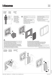 Bticino KM4691 Manual De Instrucciones