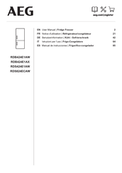 AEG RDS424E1AW Manual De Instrucciones