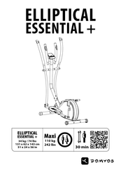 Domyos ELLIPTICAL ESSENTIAL + Manual De Instrucciones