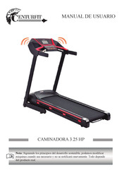 CENTURFIT CAMINADORA 3.25 HP Manual De Usuario