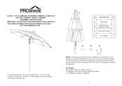 PROSHADE 1900639 Instrucciones De Ensamble