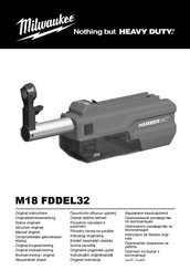 Milwaukee M18 FDDEL32 Manual Original