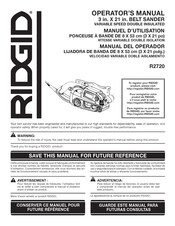 RIDGID R2720 Manual Del Operador