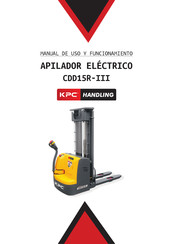 KPC CDD15R-III Manual De Uso Y Funcionamiento