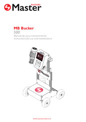 Master MB Bucker 500 Manual De Uso Y Mantenimiento