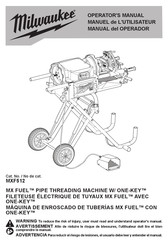 Milwaukee MXF512 Manual Del Operador