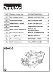 Makita HS012G Manual De Instrucciones