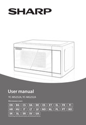 Sharp YC-MG252A Manual Del Usuario