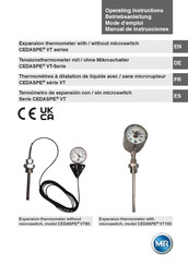 MR CEDASPE VT Serie Manual De Instrucciones