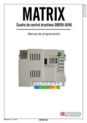 Proteco MATRIX Q90SH Manual De Programación