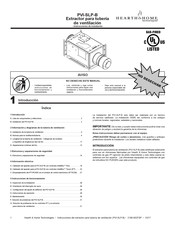 Hearth & Home PVI-SLP-B Instrucciones De Instalación