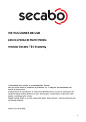 Secabo TS5 Economy Instrucciones De Uso