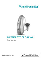 Miracle-Ear MEENERGY CROS R AX Manual Del Usuario