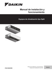Daikin FDA125A5VEB Manual De Instalación Y Funcionamiento