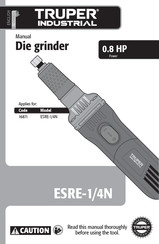 Truper ESRE-1/4N Manual