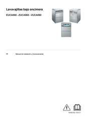 Electrolux Professional EUCA060 Manual De Instalación Y Funcionamiento