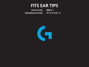 Logitech G FITS EAR TIPS Inicio Rápido