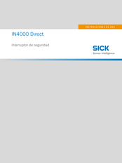 Sick IN4000 Direct Instrucciones De Uso
