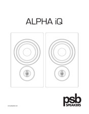 PSB Speakers ALPHA iQ Manual Del Usuario