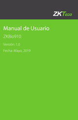 ZKTeco ZKBio910 P Manual De Usuario