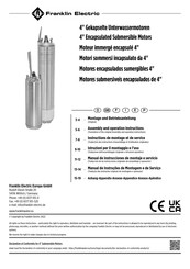 Franklin Electric 254 Serie Manual De Instrucciones De Montaje Y Servicio