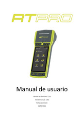 Microgate RT PRO Manual De Usuario