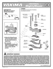 Yakima Universal MightyMount Manual Del Usuario