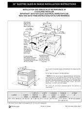 Frigidaire FES388WGCG Instrucciones De Instalación