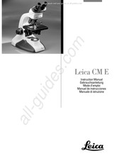 Leica CM E Manual De Instrucciones