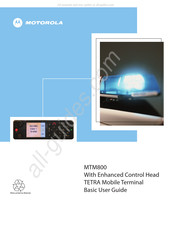 Motorola MTM800 Enhanced Manual Del Usuario