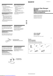 Sony CDX-555RF Instalación