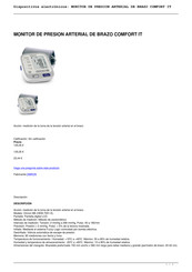 Omron M6 Comfort Guia De Inicio Rapido